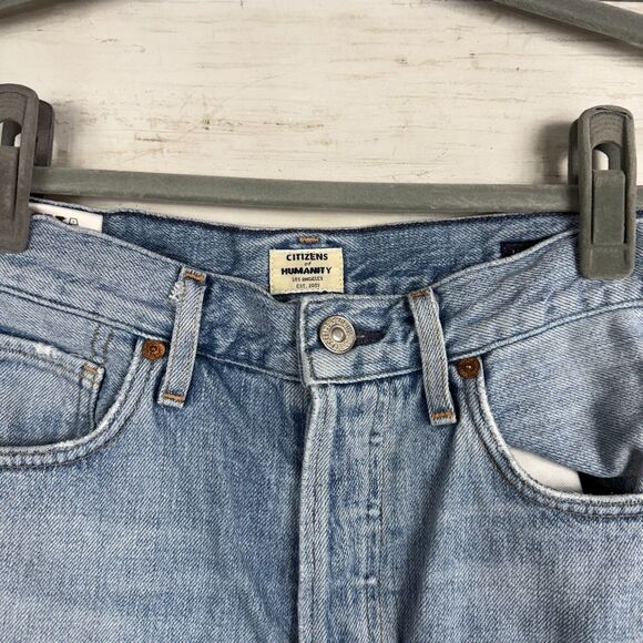 Citizens of Humanity Liya Classic Fit Crop Light Wash Jeans - Picture 4 of 4